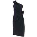 Coperni Asymmetric Mini Flower Dress