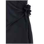 Coperni Asymmetric Mini Flower Dress