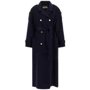 Elisabetta Franchi Double-breasted Belted Coat