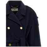 Elisabetta Franchi Double-breasted Belted Coat