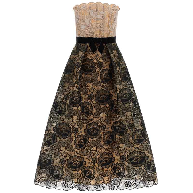 D1509NF26LA011BLACKSTONEGRAY_01_M_2026-09-08T08-13-40.943Z Elie Saab Guipure Lace Dress