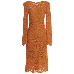 Ermanno Scervino Macramé Lace Dress