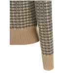 Ermanno Scervino Check Cardigan With Crystals