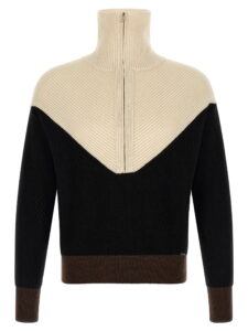 Kiton Color-block Sweater