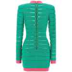 Balmain Two-tone Knit Dress