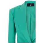 Balmain Logo Button Double-breasted Blazer