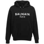 Balmain Logo Print Hoodie