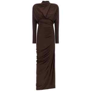 Balmain Draped Jersery Dress