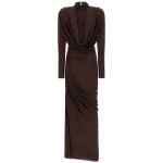 Balmain Draped Jersery Dress