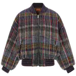 Missoni Check Pattern Bomber Jacket