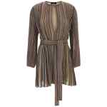 Missoni V-neck And Belt Dress
