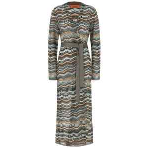 Missoni Chevron Lamé Dress