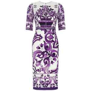 Dolce & Gabbana Maiolica Print Dress