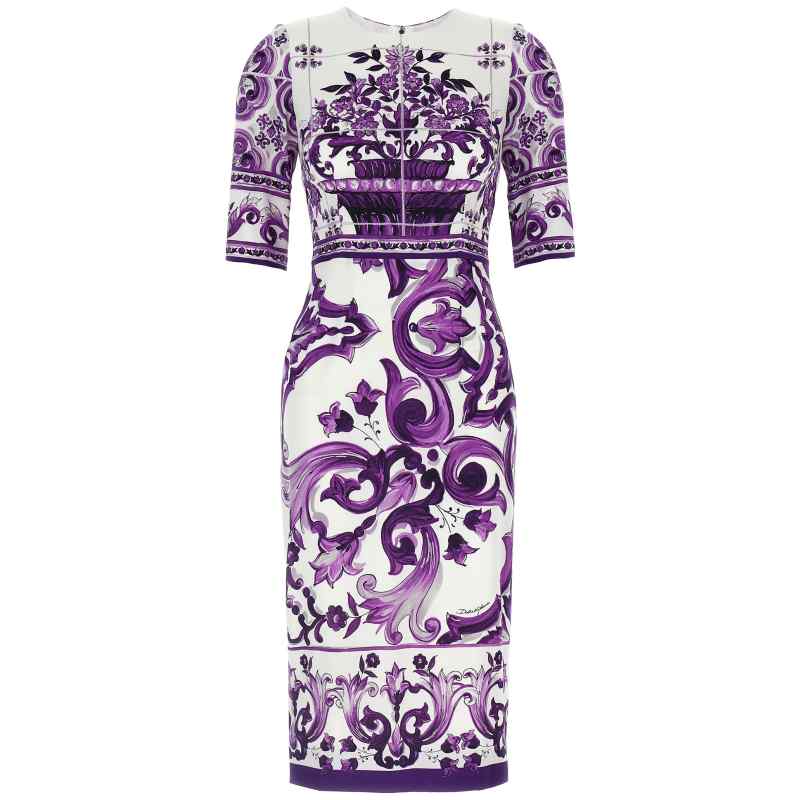 F6EAJTHPAELIP3TN_01_M_2025-06-13T08-03-30.641Z Dolce & Gabbana Maiolica Print Dress