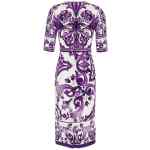 Dolce & Gabbana Maiolica Print Dress