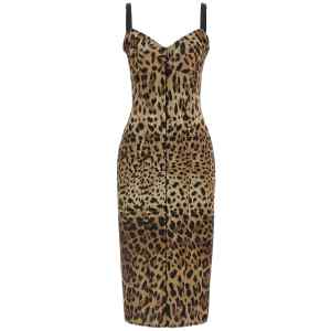 Dolce & Gabbana Animal-print Corset Dress