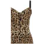 Dolce & Gabbana Animal-print Corset Dress
