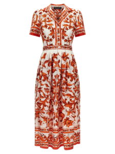 Dolce&Gabbana Maiolica Print Dress