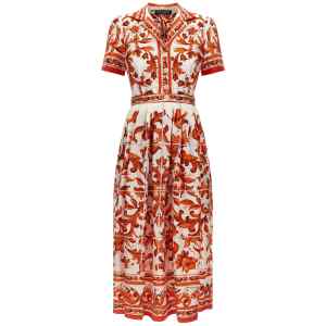 Dolce&Gabbana Maiolica Print Dress