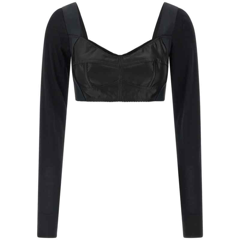 Dolce & Gabbana Bustier Crop Top