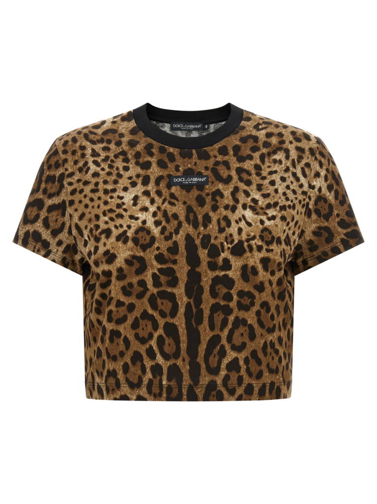 Dolce & Gabbana Leo Cropped T-shirt