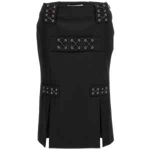 Alessandra Rich Lace-up Skirt