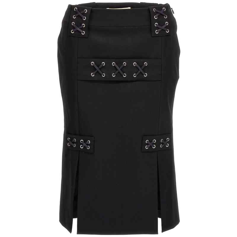 FAB3424F4055900_1_M_2023-10-10T07-40-54.803Z Alessandra Rich Lace-up Skirt