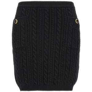 Alessandra Rich Button Skirt