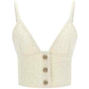 Alessandra Rich Sequin Top