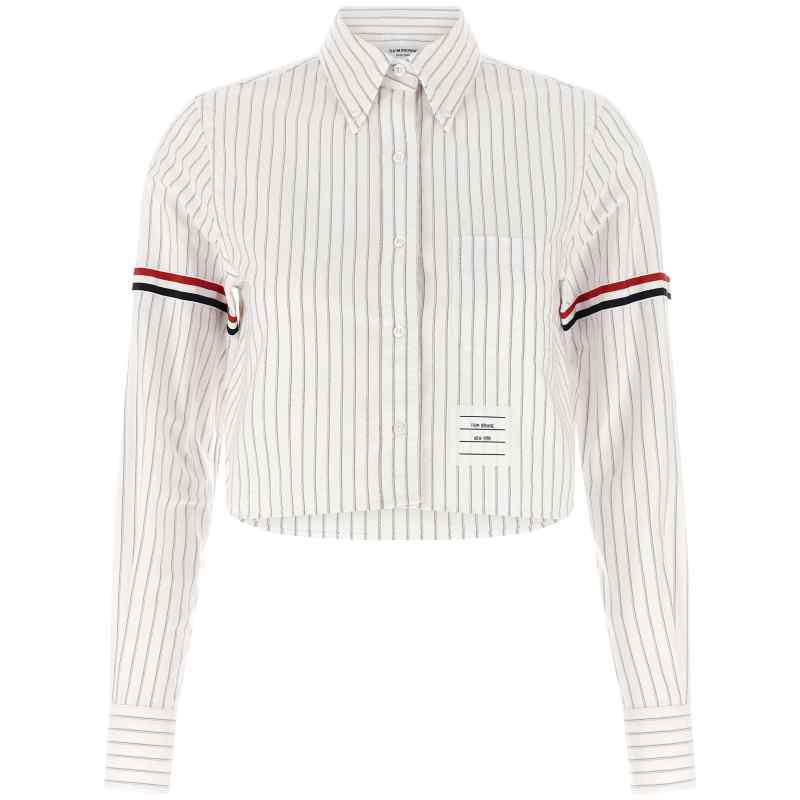 Thom Browne 4bar Cropped Shirt