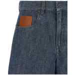 Fendi Chambray Denim Shorts