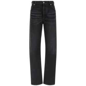 Fendi Yellow Stitching Jeans With Visible Thread