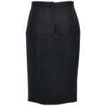 Fendi Pinstriped Wool Skirt