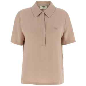 Fendi Silk Polo Shirt