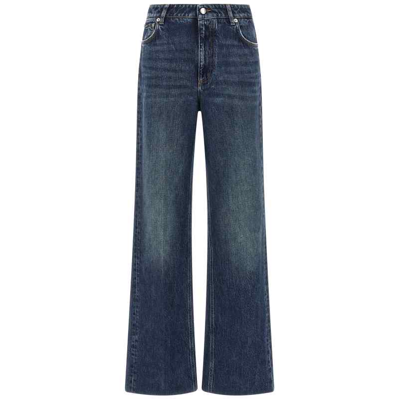 FTC79DG8PT3S9001_01_M_2026-08-14T11-13-35.988Z-1 Dolce & Gabbana Logo Plaque Jeans