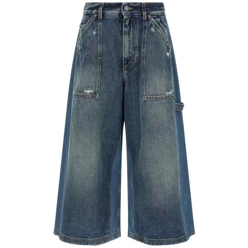 FTDGGDG8OD4S9001_01_M_2025-10-07T07-38-40.201Z-1 Dolce & Gabbana Denim Bermuda Shorts