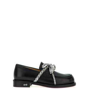 Mach & Mach Crystal Studs Loafers