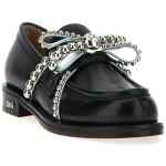 Mach & Mach Crystal Studs Loafers