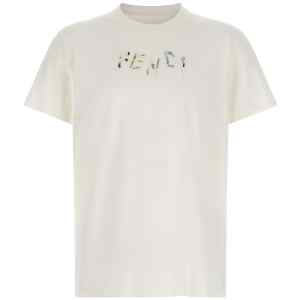 Fendi Logo Embroidery T-shirt