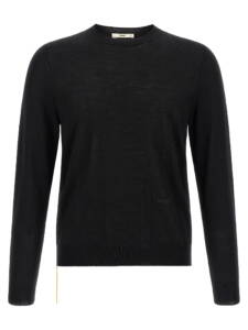 Fendi Yellow Stitching Sweater With Visible Thread