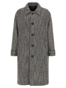 Dolce&Gabbana Chevron Wool Coat