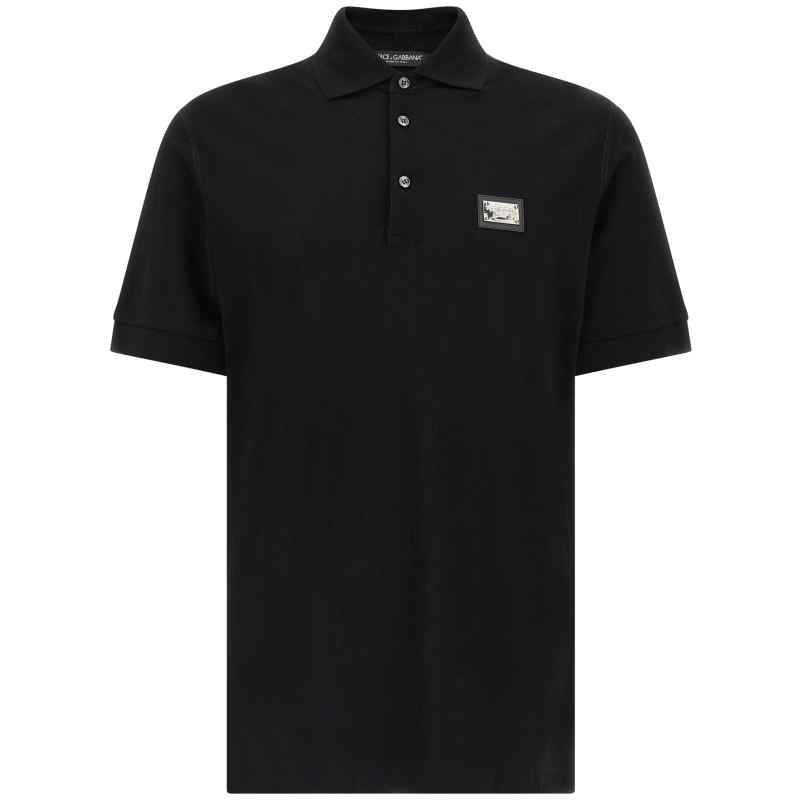 G8PL4TG7P1DN0000_01_M_2026-03-06T09-03-25.639Z Dolce & Gabbana Logo Plate Polo Shirt