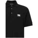 Dolce & Gabbana Logo Plate Polo Shirt