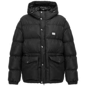 Dolce & Gabbana Logo Plate Down Jacket
