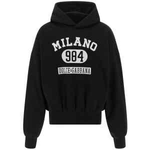 Dolce & Gabbana Flocked Print Hoodie