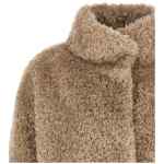 Herno Curled Shearling Effect Coat