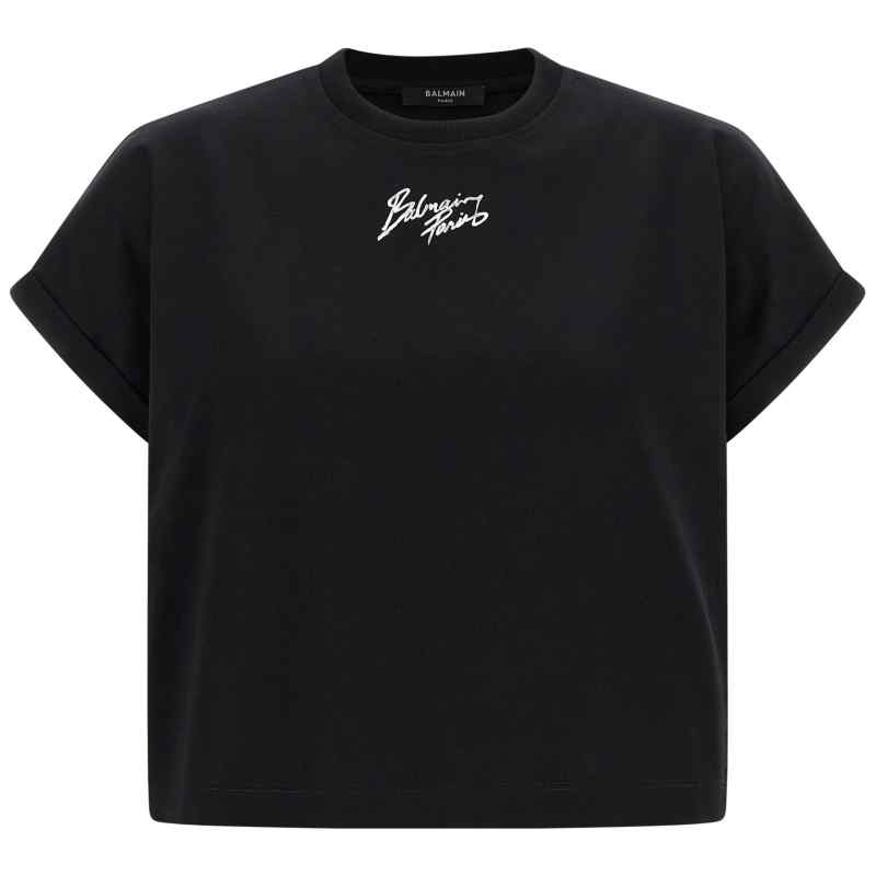 Balmain Cropped T-shirt
