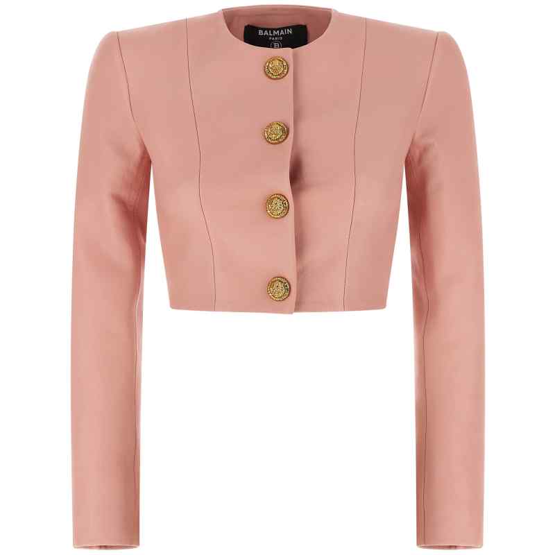 Balmain Testa Di Leone Bolero Blazer