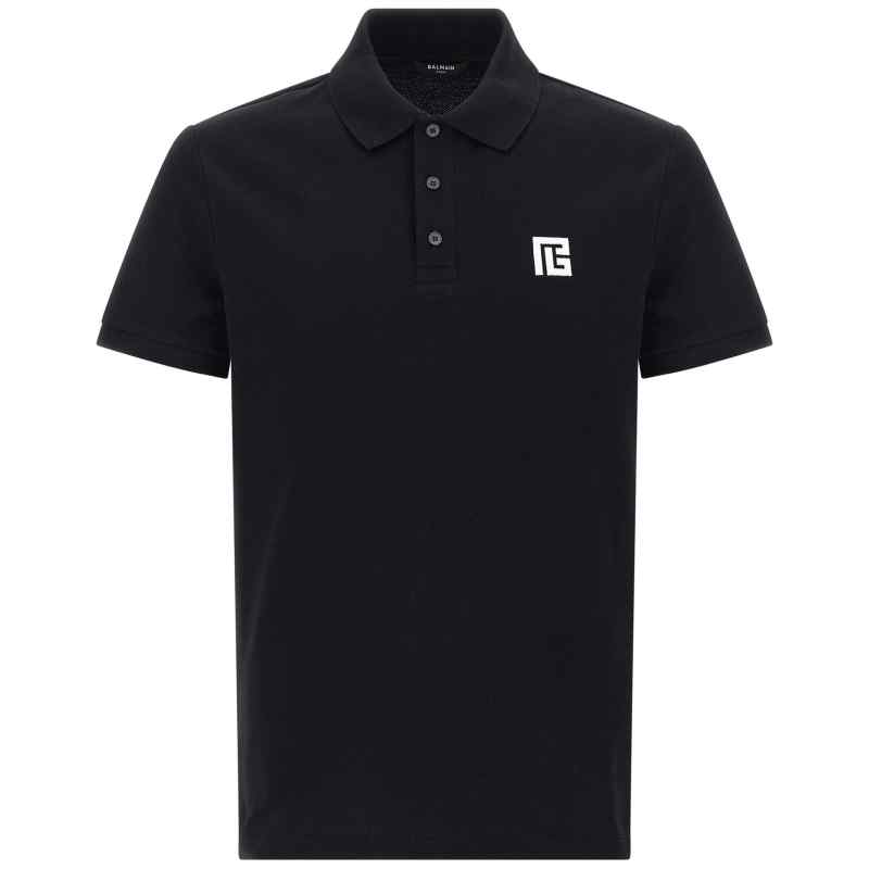 Balmain Embroidery Polo Shirt
