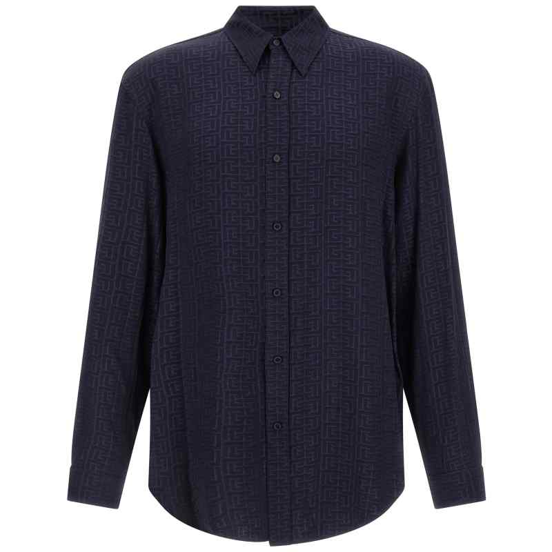 Balmain Jacquard Monogram Shirt